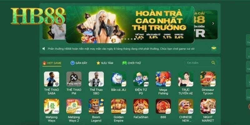 Các trò chơi giải trí hấp dẫn với phần thưởng cực lớn